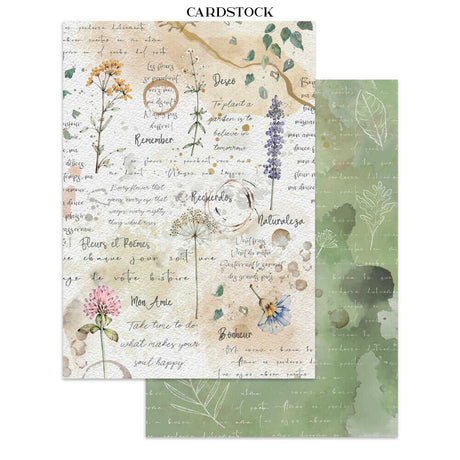 Focus points - Junk Journal - Flowers and Poems