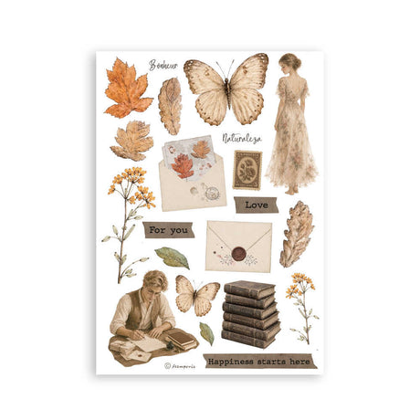 Washi pad - Flowers and Poems