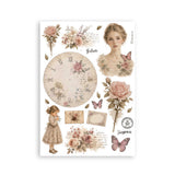 Washi pad - Flowers and Poems