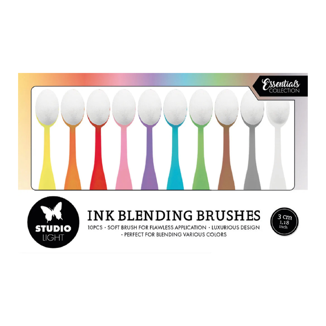 Essentials Ink Blending Brushes 3 cm - 10-pack