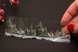 Sticker Pet Tape - Winter Forest 40 mm