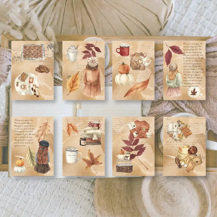 Scrapbook Paper 10.5 x 14.8 - Cozy Autumn