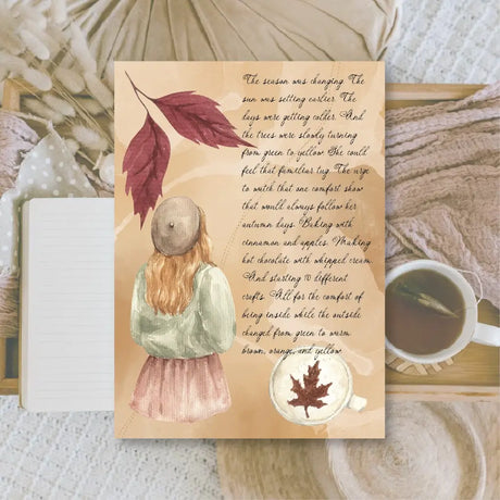 Scrapbook Paper 10,5 x 14,8 - Cozy Autumn