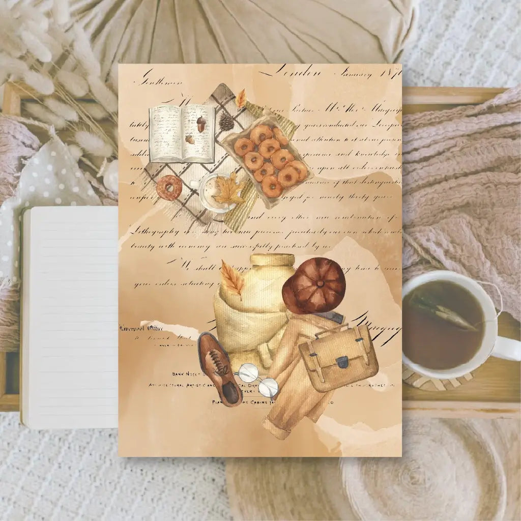 Scrapbook Paper 10.5 x 14.8 - Cozy Autumn