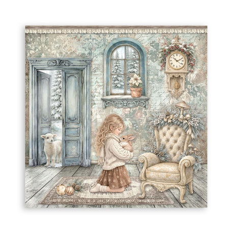 Scrapbooking paper - Double-sided - White Christmas