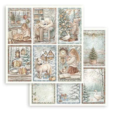 Scrapbooking paper - Double-sided - White Christmas