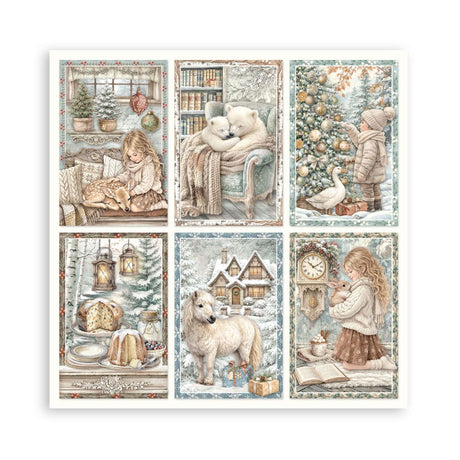 Scrapbooking paper - Double-sided - White Christmas