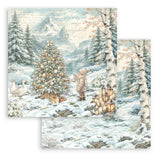 Scrapbooking paper - Double-sided - White Christmas