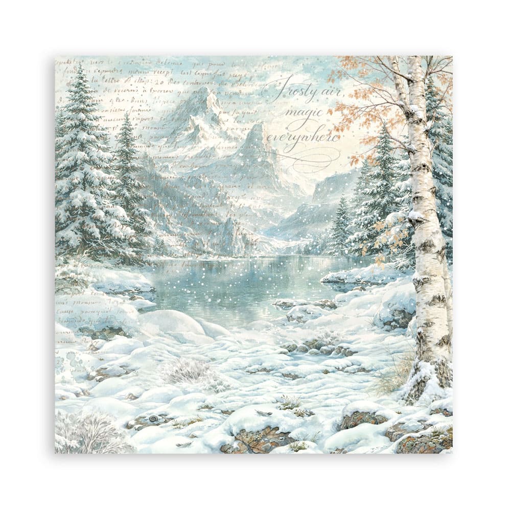 Scrapbooking paper - Double-sided - White Christmas