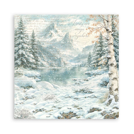 Scrapbooking paper - Double-sided - White Christmas