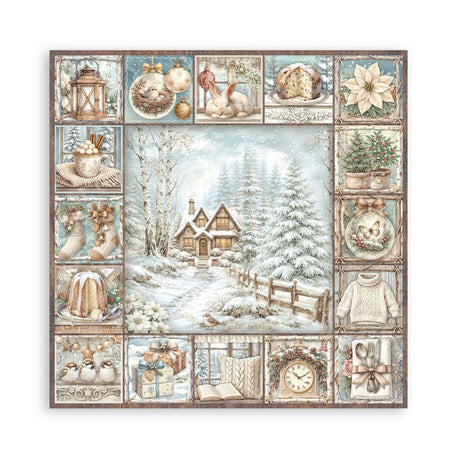 Scrapbooking paper - Double-sided - White Christmas