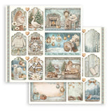 Scrapbooking paper - Double-sided - White Christmas
