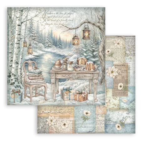 Scrapbooking paper - Double-sided - White Christmas