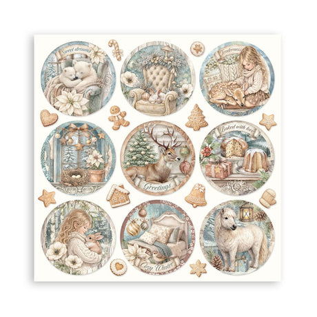 Scrapbooking paper - Double-sided - White Christmas