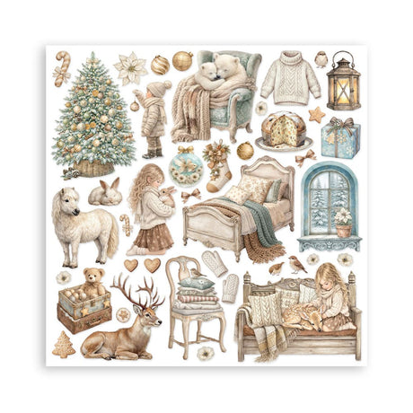 Scrapbooking paper - Double-sided - White Christmas