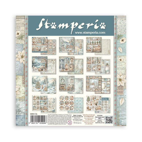 Scrapbooking paper - Double-sided - White Christmas