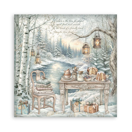 Scrapbooking paper - Double-sided - White Christmas