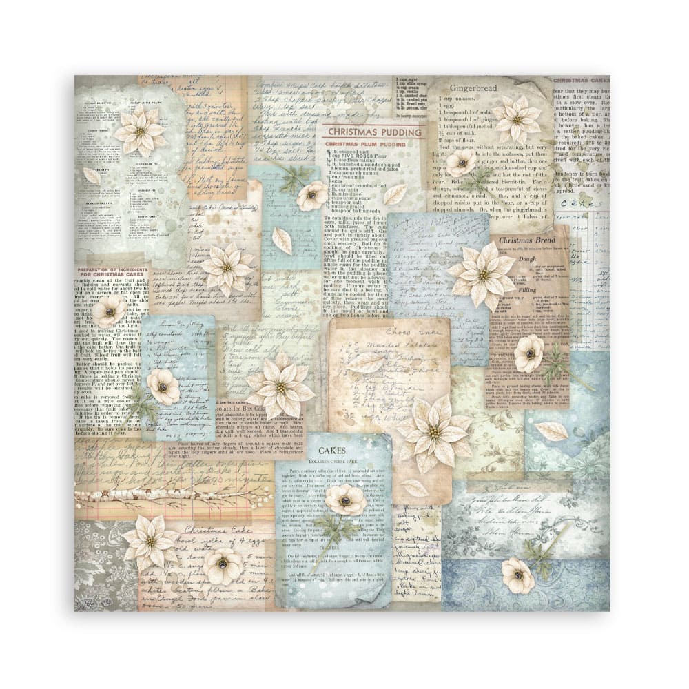 Scrapbooking paper - Double-sided - White Christmas