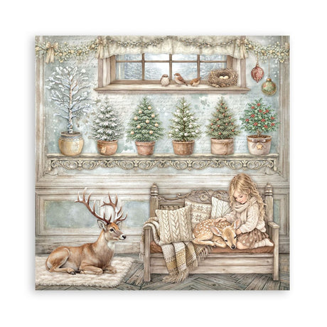 Scrapbooking paper - Double-sided - White Christmas