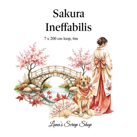 Pet Tape - Lana - 70 mm - Sakura Ineffabilis