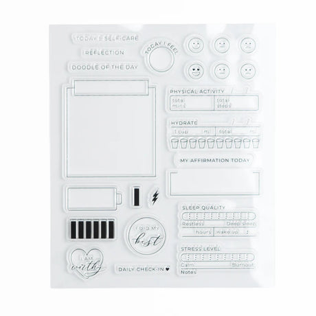 Clear stamps Self Care