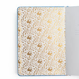 Dotted Notebook Songbird In Blue A6