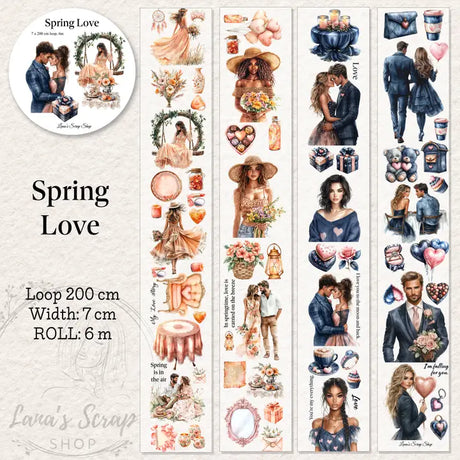 Pet Tape - Lana - 70 mm - Spring Love