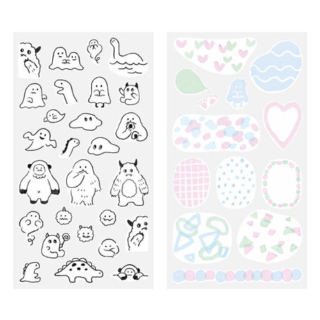Sticker Two Sheets - Monster