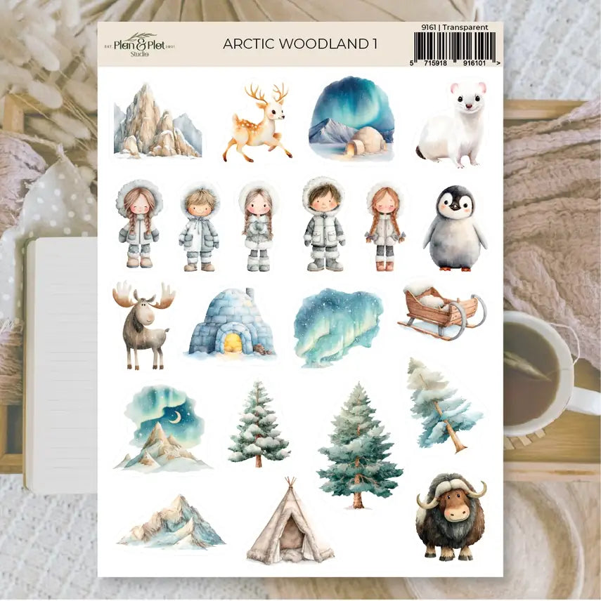 Stickers Plan & Plot Studio Vinyl - Arctic Woodland 1