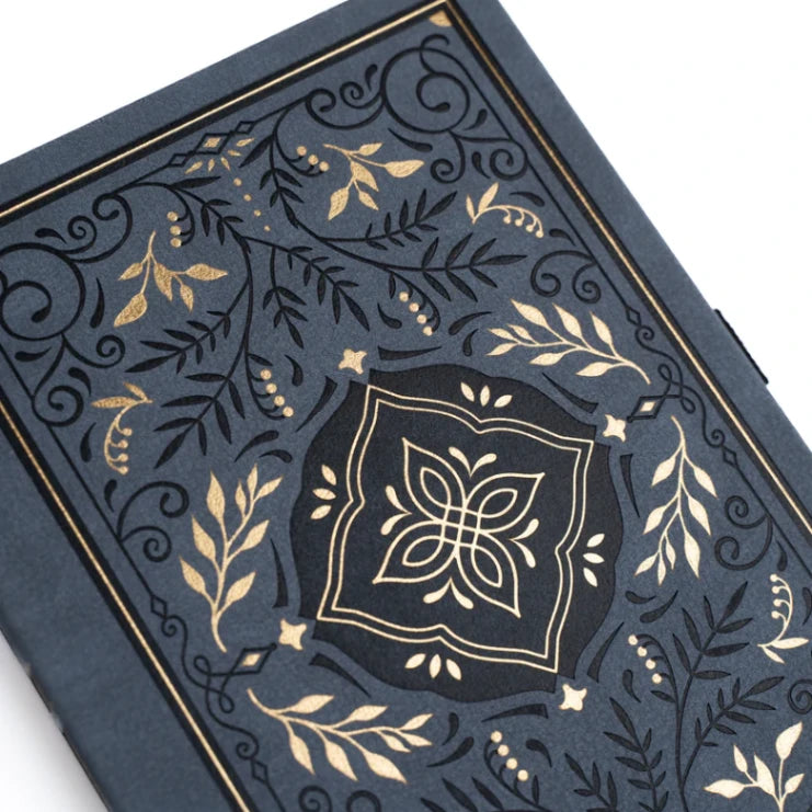 Dotted Notebook Storybook in Navy Slim