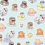 Stickersheet CutieSquad - Summer vibes
