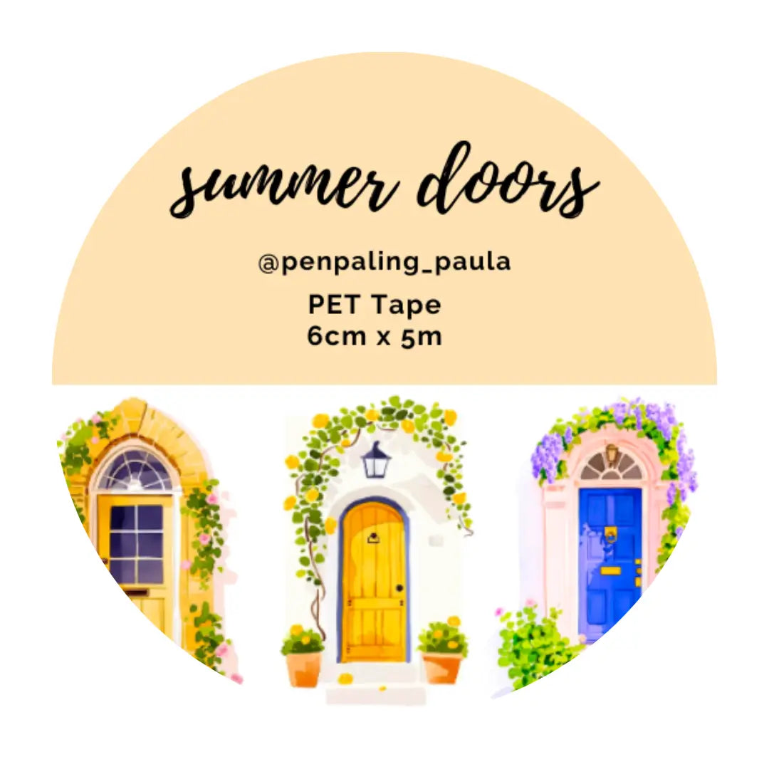 Pre cut Pet Tape - Penpaling Paula 60 mm - Summer Doors