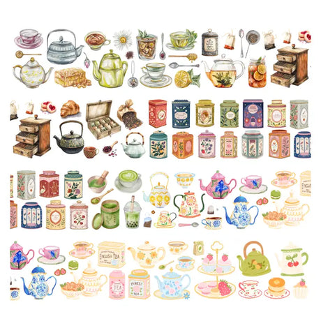Pre cut Pet Tape - Penpaling Paula - Tea lover