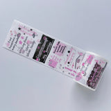 Washi Tape Stickers - Pre-cut - The Healing Mind - 60 mm
