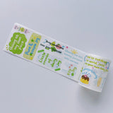 Washi Tape Stickers - Pre-cut - The Peaceful Mind - 60 mm