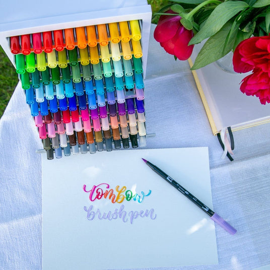 Tombows ABT Brush pen är favoriter att använda i Bullet Journal - Tidformera