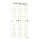 Stickers - Typewriter Days Weekly - Green