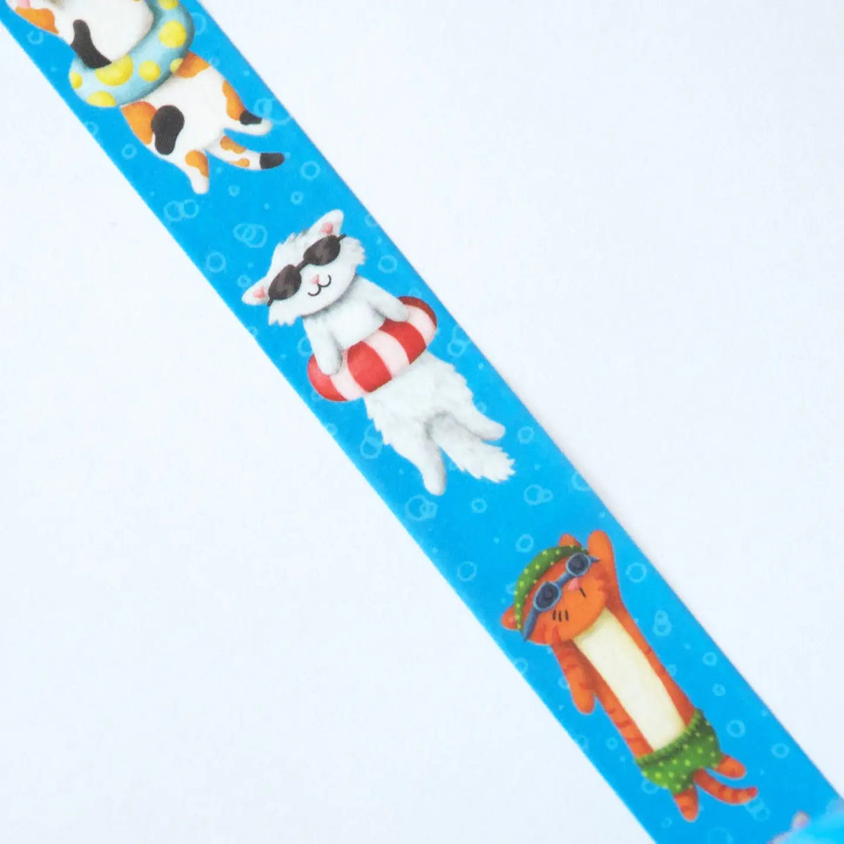 Washi tape Hop & Flop - Swimming Cats