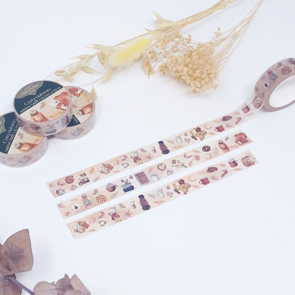 Washi tape Plan & Plot - 15 mm - Cozy Autumn