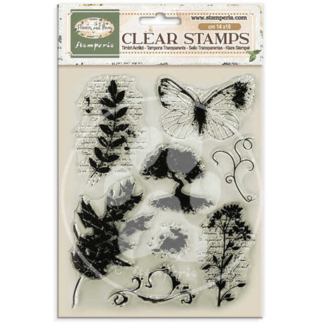 Clear stamps Flowers and Poems