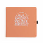 Dotted Notebook SQ - Wildflowers framed