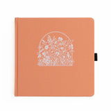 Dotted Notebook SQ - Wildflowers framed