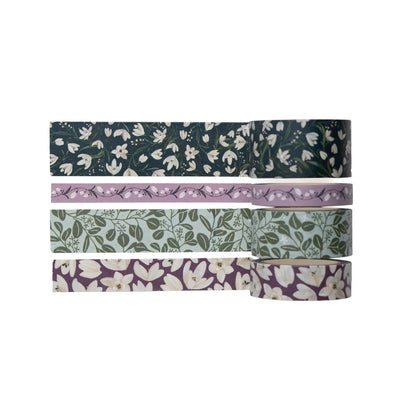 Washi tape - 4-pack - Snowdrops