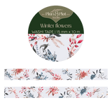 Washi tape Plan & Plot - 15 mm - Winter flowers