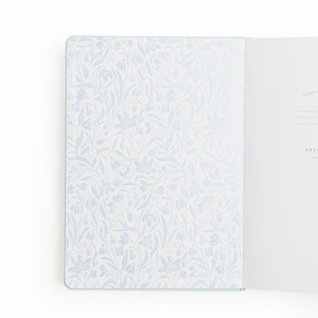 Dotted Notebook B6 - Snowdrops