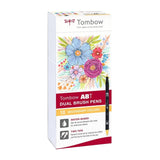 ABT Dual brush pen 18-pack - Secondary colors - Tombow - Tidformera