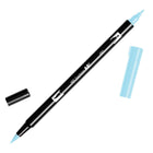 ABT Dual Brush pen - 491 Glacier blue - Isblå penselpenna - Tombow - Tidformera