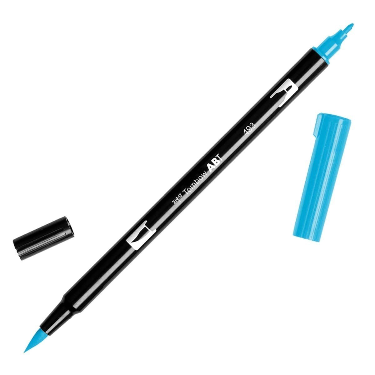 ABT Dual Brush pen - 493 Reflex blue - Tombow - Tidformera