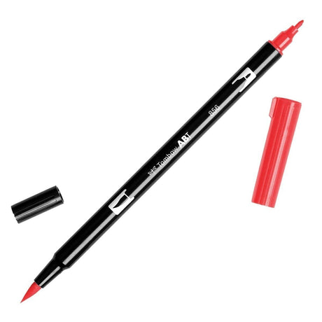 ABT Dual Brush pen - 856 Poppy red - Tombow - Tidformera