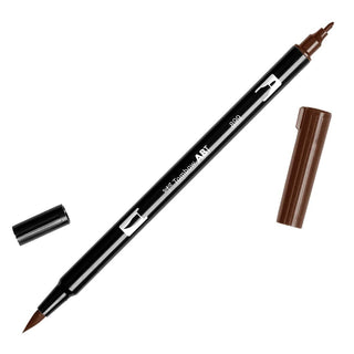 ABT Dual Brush pen - 899 Redwood - Brun penselpenna - Tombow - Tidformera